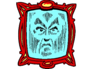 Sticker Custom Preview Image #056609 Fantasy Medieval Images Magic Mirror