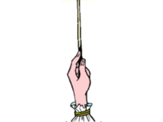 Sticker Custom Preview Image #056610 Fantasy Medieval Images Magic Wand1
