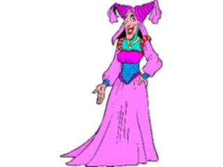 Sticker Custom Preview Image #056619 Fantasy Medieval Images Maiden1