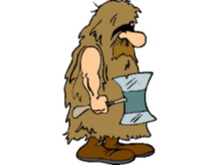 Sticker Custom Preview Image #056658 Fantasy Medieval Images Manwith Axe2