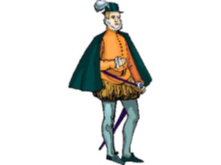 Sticker Custom Preview Image #056666 Fantasy Medieval Images Manwith Cloak