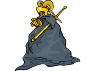 Sticker Custom Preview Image #056669 Fantasy Medieval Images Manwith Helmet Cape