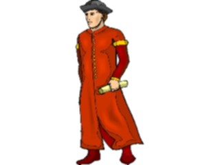 Sticker Custom Preview Image #056678 Fantasy Medieval Images Manwith Scroll1