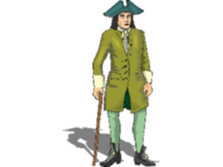 Sticker Custom Preview Image #056686 Fantasy Medieval Images Manwith Stick