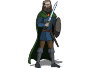 Sticker Custom Preview Image #056698 Fantasy Medieval Images Manwith Sword12