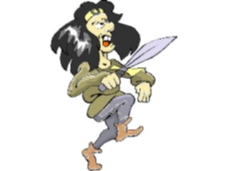 Sticker Custom Preview Image #056699 Fantasy Medieval Images Manwith Sword13