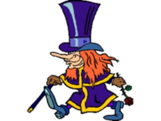 Sticker Custom Preview Image #056703 Fantasy Medieval Images Manwith Top Hat