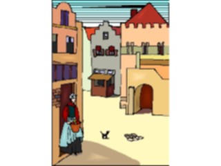 Sticker Custom Preview Image #056730 Fantasy Medieval Images Medieval Town2