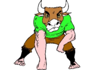 Sticker Custom Preview Image #056774 Fantasy Medieval Images Minotaur1