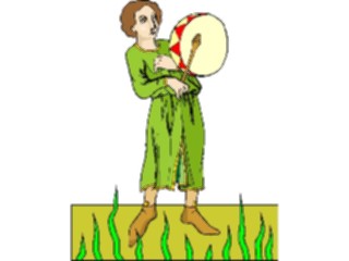 Sticker Custom Preview Image #056781 Fantasy Medieval Images Minstrel2