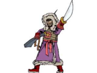 Sticker Custom Preview Image #056784 Fantasy Medieval Images Mongol Warrior1