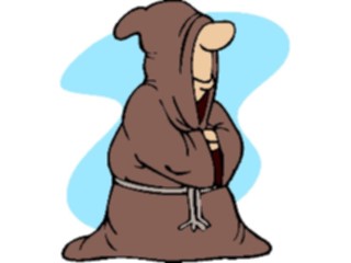 Sticker Custom Preview Image #056789 Fantasy Medieval Images Monk4