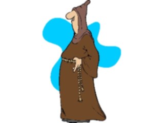 Sticker Custom Preview Image #056790 Fantasy Medieval Images Monk5