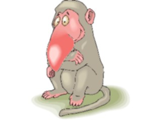 Sticker Custom Preview Image #056797 Fantasy Medieval Images Monkey Bird