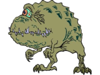 Sticker Custom Preview Image #056804 Fantasy Medieval Images Monster Winking
