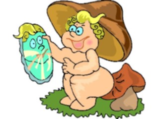 Sticker Custom Preview Image #056813 Fantasy Medieval Images Mushroom Boy