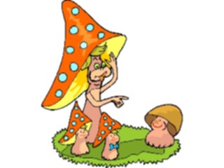 Sticker Custom Preview Image #056817 Fantasy Medieval Images Mushroom People
