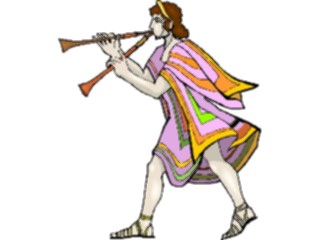 Sticker Custom Preview Image #056819 Fantasy Medieval Images Musician2