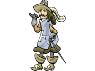 Sticker Custom Preview Image #056823 Fantasy Medieval Images Musketeer4