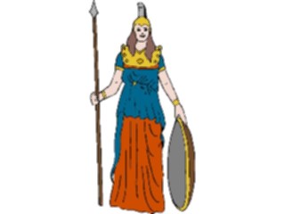 Sticker Custom Preview Image #056828 Fantasy Medieval Images Mythology Athena1