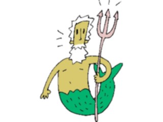 Sticker Custom Preview Image #056853 Fantasy Medieval Images Mythology Neptune4