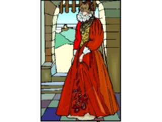 Sticker Custom Preview Image #056890 Fantasy Medieval Images Noblewomanwith Veil