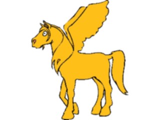 Sticker Custom Preview Image #056949 Fantasy Medieval Images Pegasus02