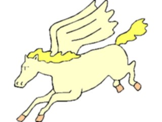 Sticker Custom Preview Image #056952 Fantasy Medieval Images Pegasus05