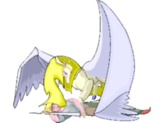 Sticker Custom Preview Image #056963 Fantasy Medieval Images Pegasus Man