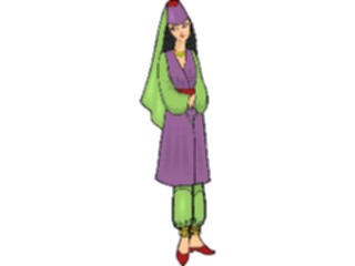 Sticker Custom Preview Image #057043 Fantasy Medieval Images Princess Turkish