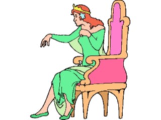 Sticker Custom Preview Image #057055 Fantasy Medieval Images Queen05