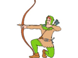 Sticker Custom Preview Image #057085 Fantasy Medieval Images Robin Hood1