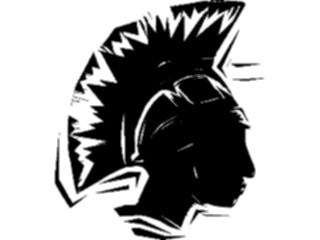 Sticker Custom Preview Image #057107 Fantasy Medieval Images Roman Soldier Silhouette