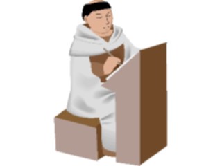 Sticker Custom Preview Image #057119 Fantasy Medieval Images Scribe1