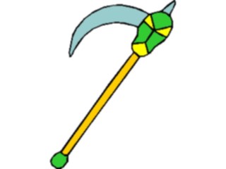 Sticker Custom Preview Image #057121 Fantasy Medieval Images Scythe01
