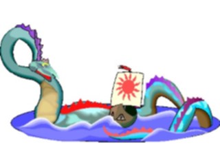 Sticker Custom Preview Image #057136 Fantasy Medieval Images Sea Serpent1