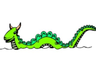Sticker Custom Preview Image #057137 Fantasy Medieval Images Sea Serpent2