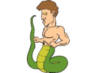 Sticker Custom Preview Image #057167 Fantasy Medieval Images Snake Man2