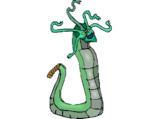 Sticker Custom Preview Image #057170 Fantasy Medieval Images Snake Monster