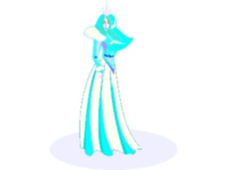 Sticker Custom Preview Image #057172 Fantasy Medieval Images Snow Queen