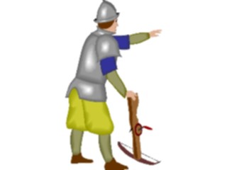 Sticker Custom Preview Image #057174 Fantasy Medieval Images Soldier01