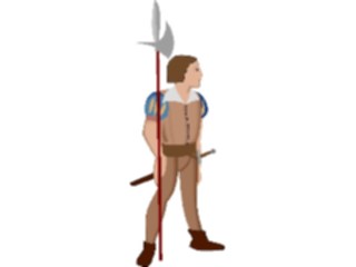 Sticker Custom Preview Image #057175 Fantasy Medieval Images Soldier02