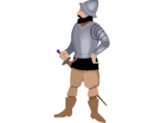 Sticker Custom Preview Image #057179 Fantasy Medieval Images Soldier06