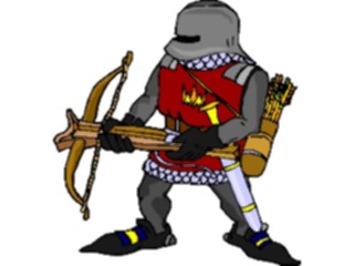 Sticker Custom Preview Image #057197 Fantasy Medieval Images Soldierwith Crossbow1