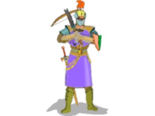 Sticker Custom Preview Image #057198 Fantasy Medieval Images Soldierwith Crossbow2