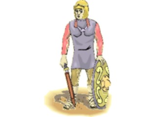 Sticker Custom Preview Image #057203 Fantasy Medieval Images Soldierwith Shield4