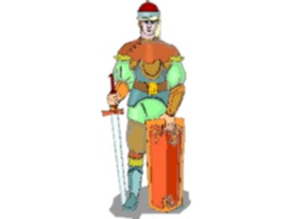 Sticker Custom Preview Image #057212 Fantasy Medieval Images Soldierwith Sword8