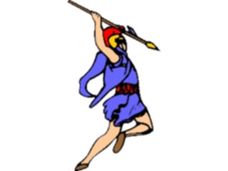 Sticker Custom Preview Image #057229 Fantasy Medieval Images Spearman2