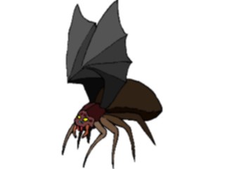 Sticker Custom Preview Image #057240 Fantasy Medieval Images Spider Winged