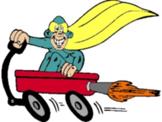 Sticker Custom Preview Image #057289 Fantasy Medieval Images Super Heroin Wagon